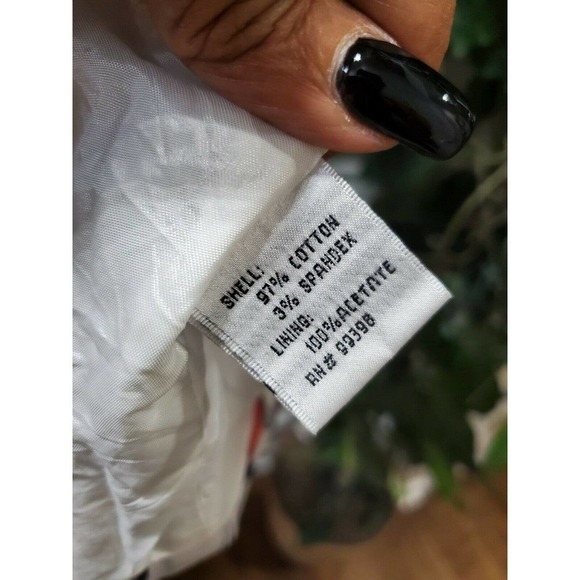 Andre Oliver Women's Multicolor Cotton Long Sleeve Three Buttons Jacket Size 12 - Picture 11 of 12